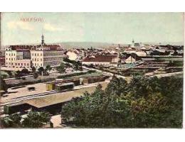 HOLEŠOV / nápis= ČESKÝ ! / NÁDRAŽÍ /rok1908*kro1018