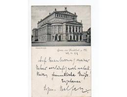 Frankfurt a.M.Operhaus r.1899 ,prošlá,T/707