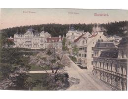 MARIÁNSKÉ LÁZNĚ  HOTEL WEIMAR A STERN cca r.1905 POY °54002T