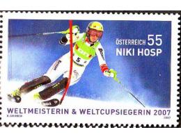 Rakousko 2007 Nicole Hops, sjezdová lyžařka,  Michel č.2687