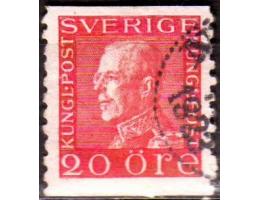 Švédsko 1921 Král Gustav V., Michel č.182 i WA raz.