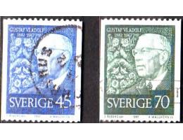 Švédsko 1967 Král Gustav Vi. Adolf, Michel č.594-5 raz.