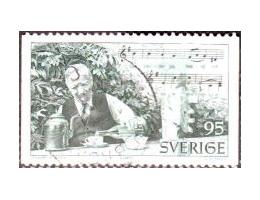 Švédsko 1977 Calle Schwen, skladatel, Michel č.983 raz.