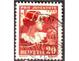 Švýcarsko 1934 Pro Juventute, kroj, Michel č.283 raz.