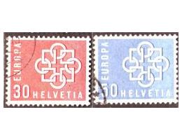 Švýcarsko 1959 Europa CEPT, Michel č.679-80 raz.