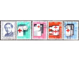 Švýcarsko 1963 Pro Patria, Červený kříž, Michel č.775-9 raz.
