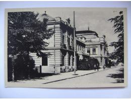 České Velenice - nádraží - budova - 1946 MF