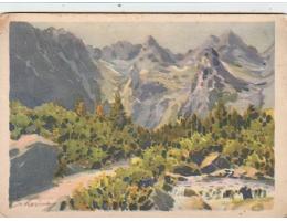 VYSOKÉ TATRY= ZELENÉ PLESO/mal.KOSINA /rok1937/*UF3879