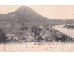 KÖNIGSTEIN SÄCHS. SCHWEIZ No. 137 H. POY r.1898  °708I