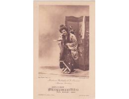 GEJŠA=ŽENA=JAPONSKO=DLOUHÁ ADRESA/rok1900?*AA7986