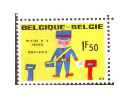 Belgie 1970 Mládež, filatelie, pošťák,  Michel č.1585 **