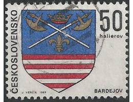 ČS o Pof.1792 Znaky měst 1969 - Bardějov