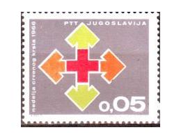 Jugoslávie, 1966 Červený kříž, Michel č.dobročinná 32 **