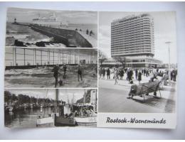 NDR Rostock Warnemünde loď krytý bazén hotel Neptun 80. léta