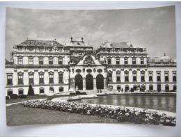 Wien Vídeň - Schloss Belvedere - zámek 60. léta
