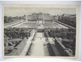 Wien Vídeň - Schloss Belvedere - zámek - 40. léta