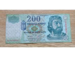Bankovka 200 Forint 2005