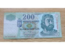 Bankovka 200 Forint 2007