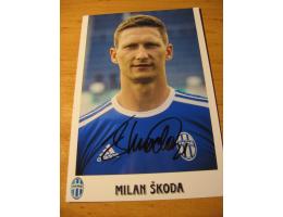 Milan Škoda - Mladá Boleslav - orig. autogram