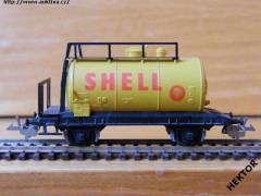 Model 2osé cisterny typu Zw52, SHELL, DR (ŐBB), žlutý *85