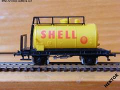 Model 2osé cisterny typu Zw52, SHELL, DR (ŐBB), žlutý *86