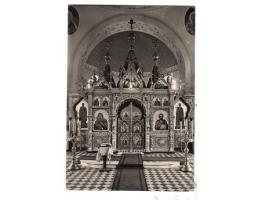Mariánské Lázně ruský pravoslavný chrám  ikonostás  °8222