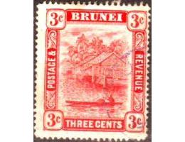 Brunei 1907 Chatrč, loďka, Michel č.18 raz.