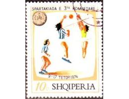 Albánie 1974 Spartakiáda, volejbal, Michel č.1730 raz.