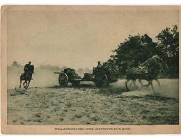 Koně táhnoucí dělo Německá armáda,neprošlá,Y/405