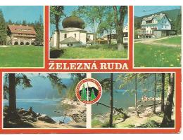 Železná Ruda, hotel Hrnčíř Sirotek jezero Čertovo w-1.242°