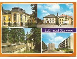 Žďár nad Sázavou, zámek Muzeum knihy most w-1.247°°