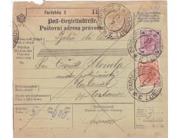 PARDUBICE+DOPLATIT CERHENICE=KOLÍN=rok1905*c10827