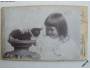 Foto malého děvčátka - konec 19. a začátek 20. století *5260