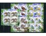 Burundi 5x blok fauna vtáky**