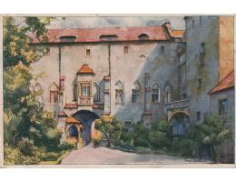 KŘIVOKLÁT HRAD  r. 1920   NAKL. S.R.  °HE259
