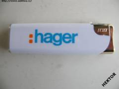 Piezoelektrický reklamní zapalovač HAGER *190