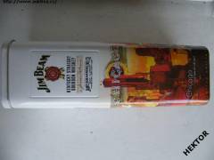Dárkové balení Whisky JIM BEAM v kov.obalu - dekorace *299