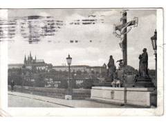 Praha - Hradčany a Karlův most  vydáno 1939-45 °0691
