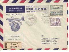 ČSRII /1.LET /PRAHA-NEW YORK/r1946 /*FC188