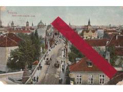 PRAHA - Staré město a Karlův most - lakovaná - růžek
