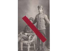 Rakouští vojáci  - originál foto 9cm x 14cm