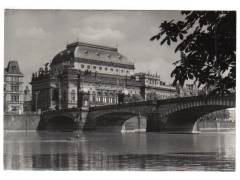 Praha  Národní  divadlo  most Legií °2052