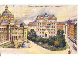 PRAHA - HOTEL NEPTUN = ZBOURÁN !  /r.1931?*kd394
