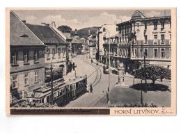 HORNÍ LITVÍNOV  TRAMVAJ  NÁKL. REGNA 1941 °53880B