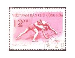 Vietnam Severní 1959 Řeckořímský zápas, Michel č.107 raz.