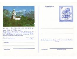 Rakousko 1981 161/4 Hall in Tirol, dopisnice,  Michel č.P461