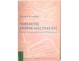 Francouzská obchodní korespondence - Antonín Bernášek