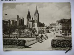 Žilina náměstí obchody - 50. léta