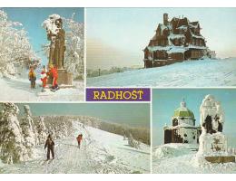 BESKYDY =RADHOŠT+HOTEL A SOCHA RADEGAST =rok1966-89*UF4940