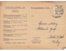 REKLAMA POTŘEBY PRO CIHELNY PRAHA /rok1923?*c4863